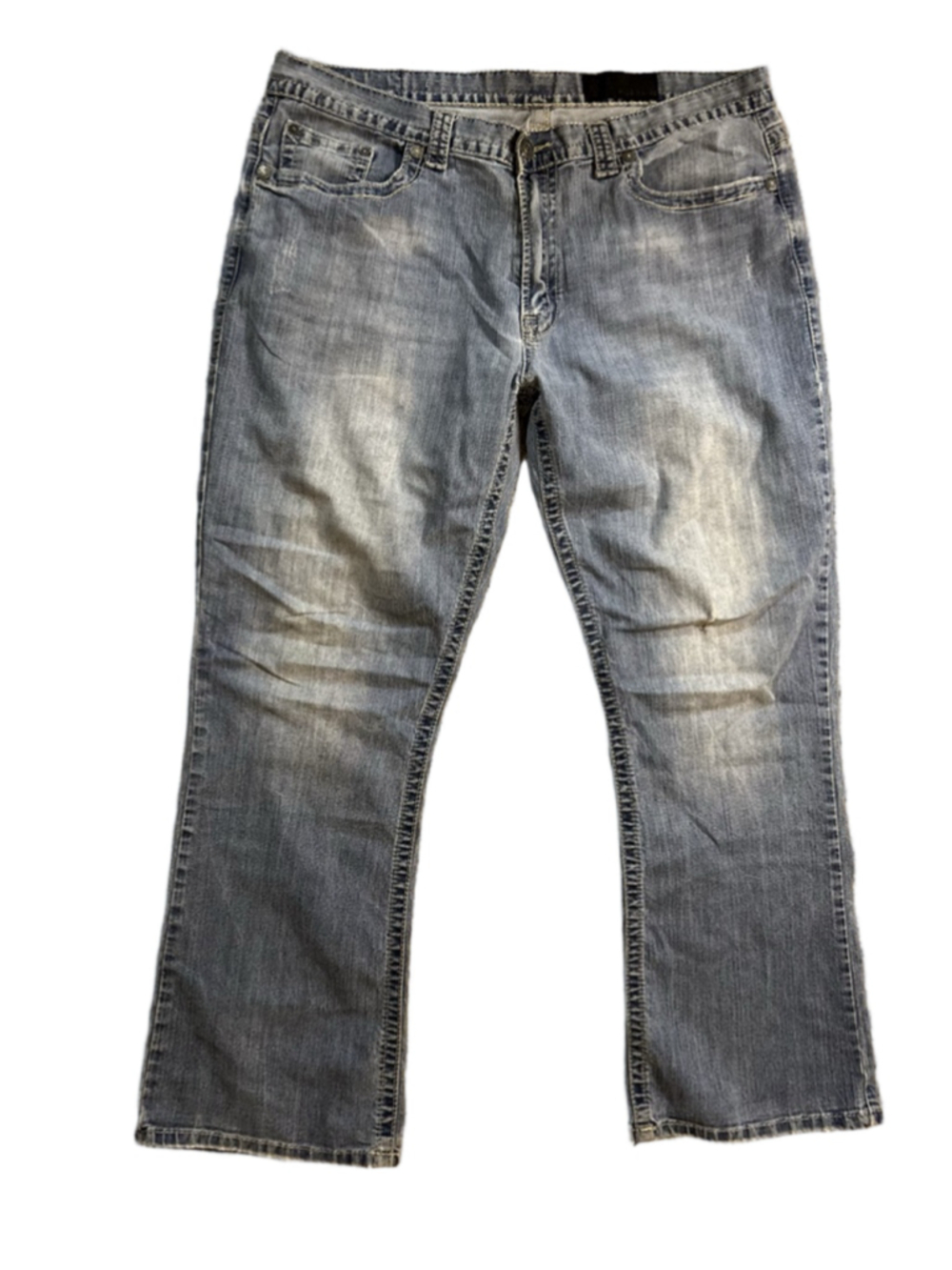 Men's Unbranded Blue Bootcut Jeans Waist 38
